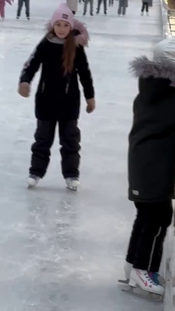 Первый раз на коньках