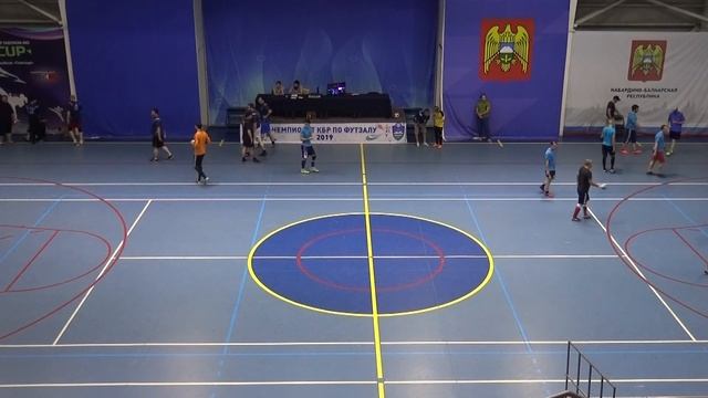 ЛЕТНИЙ ЧЕМПИОНАТА КБР ПО ФУТЗАЛУ 2019. Кристалл - Вольный аул. Группа В. 8 тур. смотреть онлайн