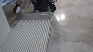 Супер гребёнка для быстрой укладки плитки. Часть 3.