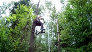 Лабаз-самолаз Skorpio первый подъем и спуск