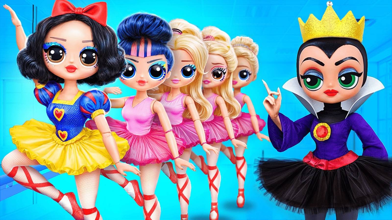 Белоснежка Стала Балериной! Поделки для Кукол ЛОЛ смотреть онлайн