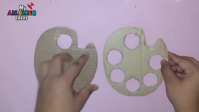 Homemade painting palette - homemade watercolor painting palette| how to make color palette at home смотреть онлайн