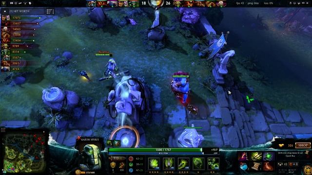 Dota 2 - Earth Spirit gameplay SEA Server 3k MMR (Vol. 7) смотреть онлайн