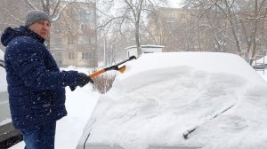Влог : Снежный коллапс ❄/ Цезарь с креветками
