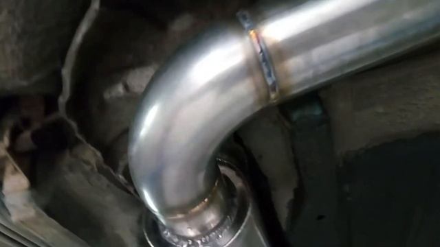 Honda B18 turbo. Custom exhaust 76mm смотреть онлайн
