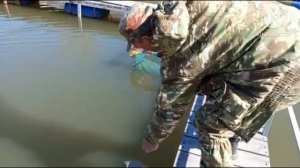 Открытие весенней рыбалки.Крым озеро широкий Яр.mp4