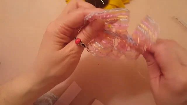 Flor con encaje y listón barrotado смотреть онлайн