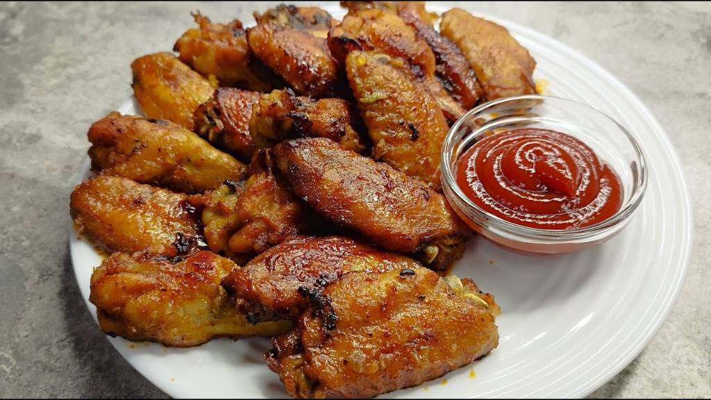 Как вкусно приготовить крылышки в духовке смотреть онлайн