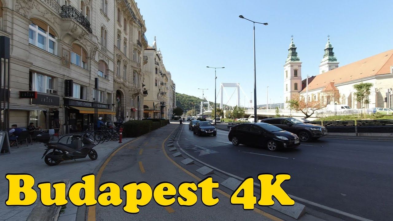 Walk Around Budapest Hungary. [4K]