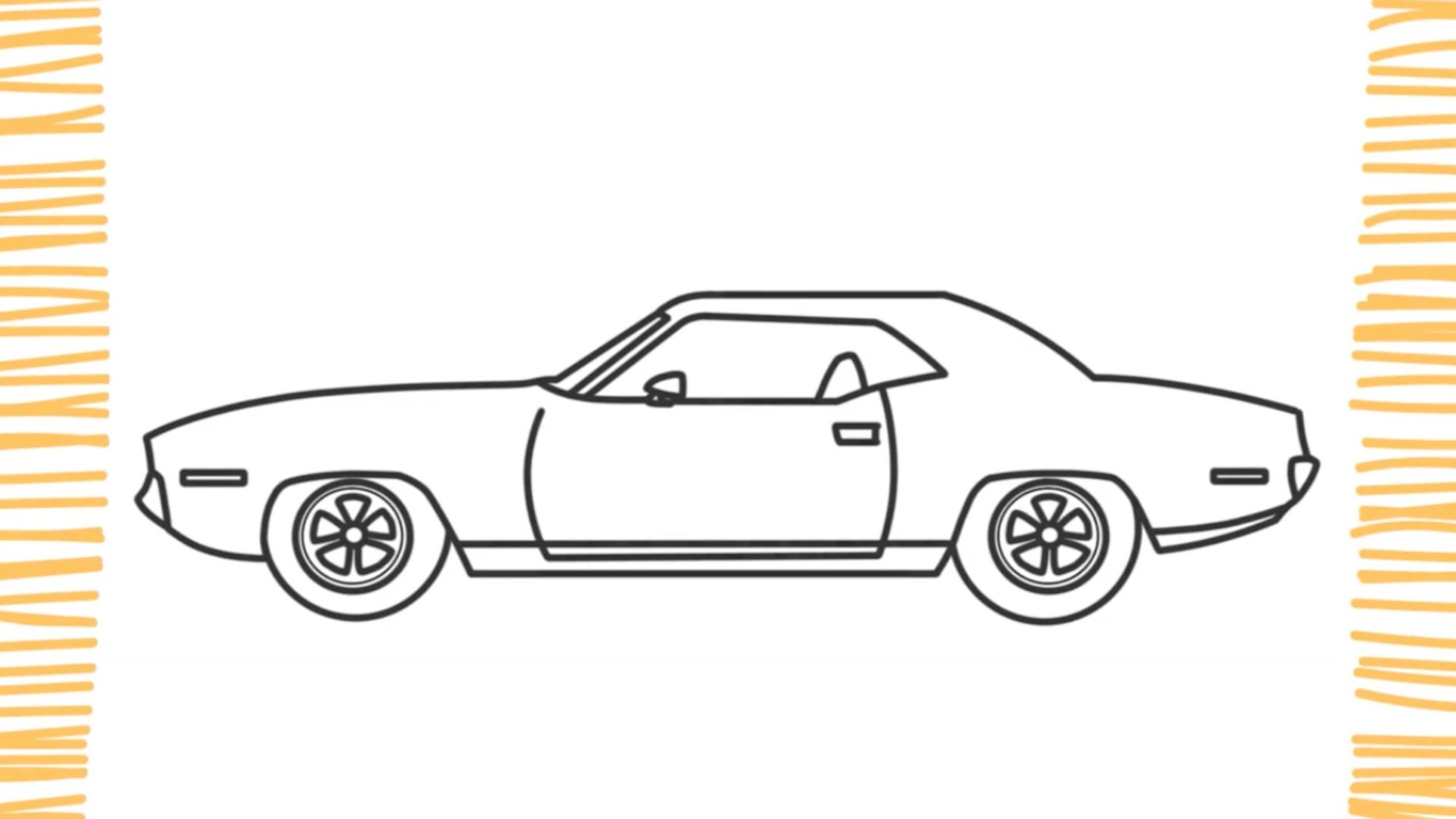 Как нарисовать машину Barracuda 1970 I шаг за шагом смотреть онлайн