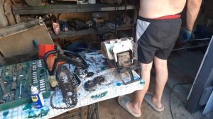 Ремонт бензопилы Stihl ms250.