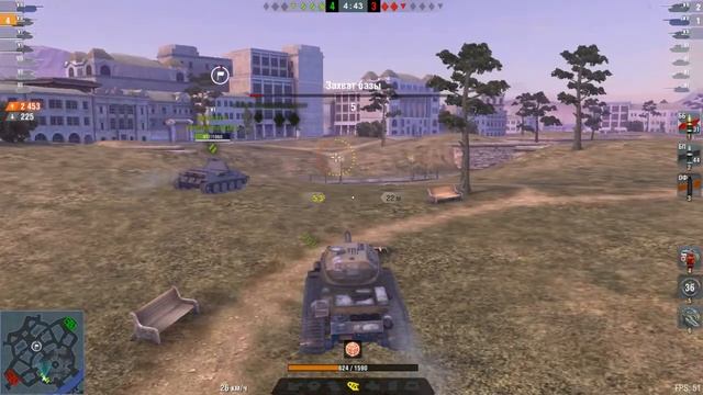 wot blitz Уничтожитель рандома в три ствола. смотреть онлайн