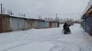 На Motoland Texas 300 по снегу (не едет)