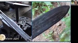 Викинги. Ковка меча из узорчатой дамасской стали