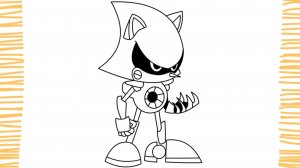 Как нарисовать МЕТАЛ СОНИКА