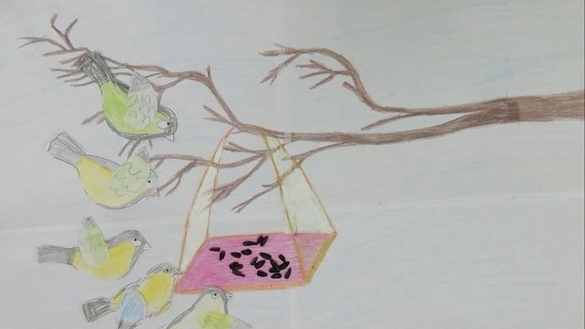 покормите птиц зимой