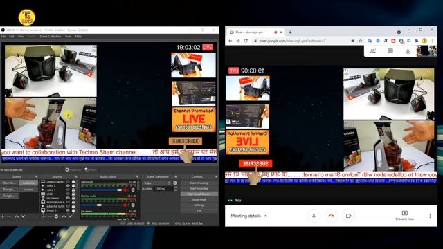 How To Connect Google Meet To OBS Studio | OBS Virtual Camera In Google Meet | OBS Tutorial In Hind смотреть онлайн