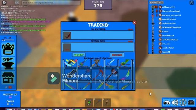 What do people offer for BLOOD SLASHER? Roblox MM3 + Part 1 смотреть онлайн