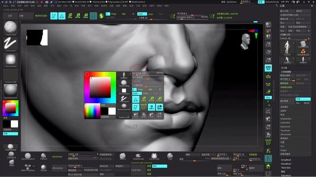 8.ZBrush body Sculpting 8 (Face) смотреть онлайн