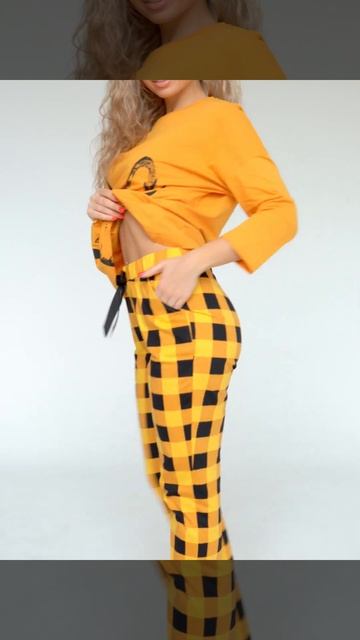 Пижама женская из хлопка Россия