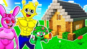 У СПРУНКОВ РОДИЛСЯ РЕБЁНОК и Я ПОСТРОИЛ ИМ ДОМ в МАЙНКРАФТ