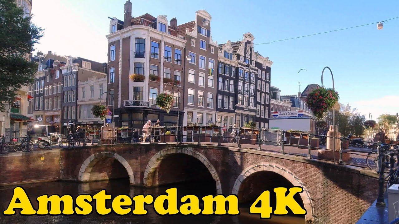 Amsterdam, Netherlands Walking Tour [4K].