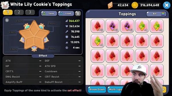 White Lily Cookie Beascuit & Topping Guide | Cookie Run Kingdom