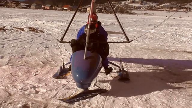 Microlight flying best experience in Bakuriani, Georgia. смотреть онлайн