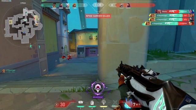 HIGH SENS = AIMBOT ON #valorant смотреть онлайн