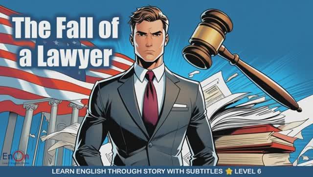 The Fall Of A Lawyer  Graded Reader Level 6  Learn English