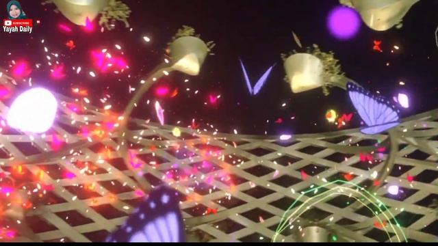 SENTOSA SENSORYSCAPE LIGHT SHOW || Atraksi baru di Pulau Sentosa Singapura смотреть онлайн