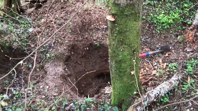 Копание блиндажа