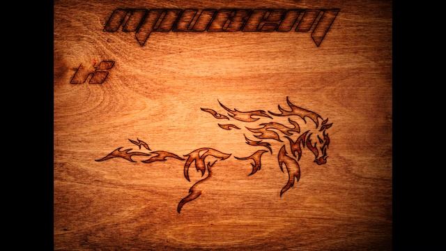 Выжигание на доске текста в Adobe AfterEffects