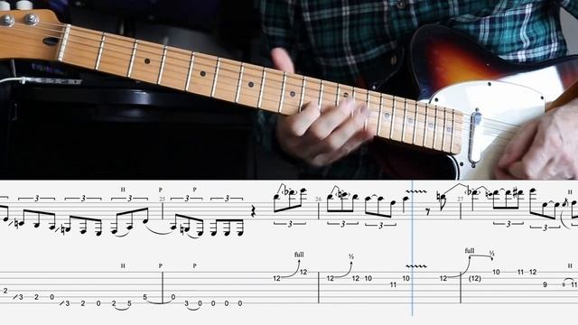 Cannonball Shuffle - Robben Ford _ Full Guitar Solo and TAB смотреть онлайн