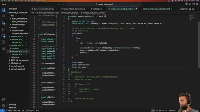 Lo-fi Effects Prototyping in Cmajor: Part 7 смотреть онлайн