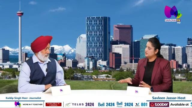 Sidhi Gal LIVE Talk Show { Savleen Jassar & Kuldip Singh Heer (Host) } || Sanjha Tv || смотреть онлайн