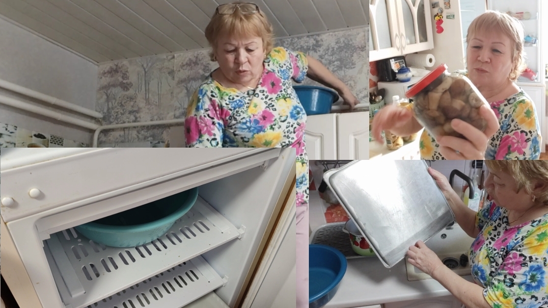 Мою - чищу// как БЫСТРО размораживаю морозильную камеру 👍// смотреть онлайн