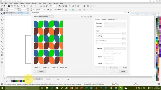 Corel draw| Tools | shapes |Smooth | smear | twirls | smudges | and Roughen Tools in Corel draw смотреть онлайн