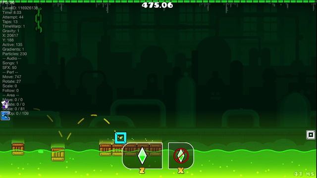 Играем в Секретную концовку The Tower Geometry Dash 2.2 смотреть онлайн