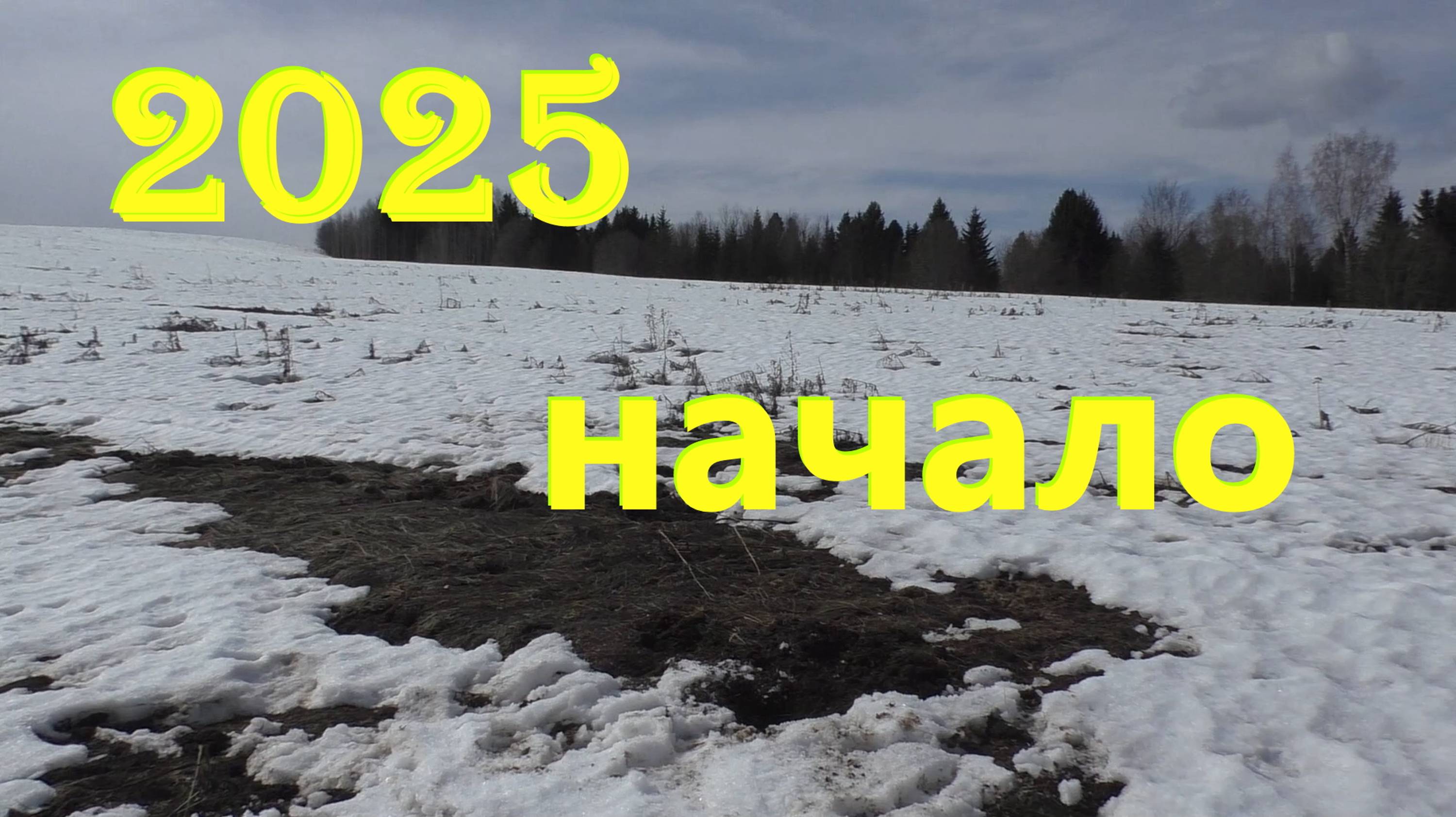 По проталинам