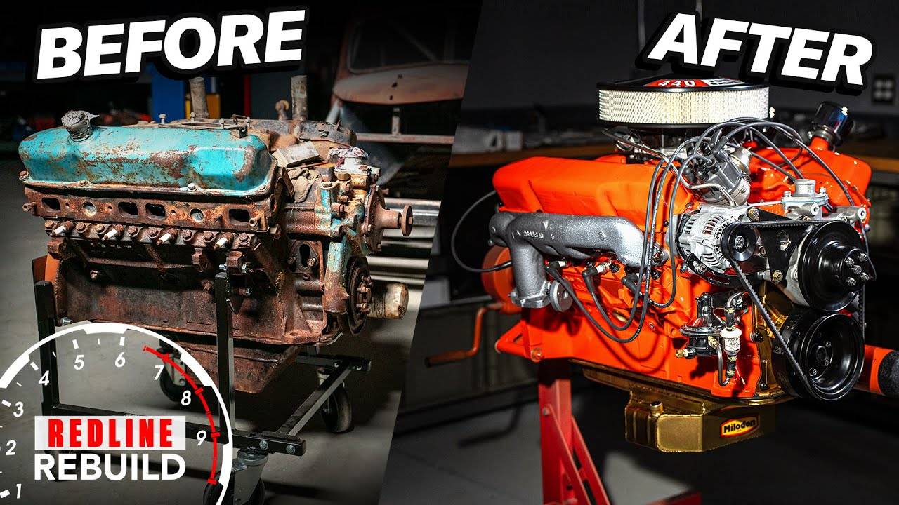 Реставрация MOPAR 440 за 10 минут