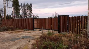 Деревянный 3D забор!