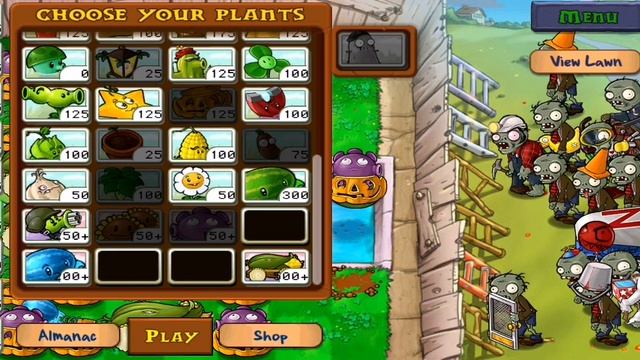 pvz endless survival || растения против зомби выживание 🧟♂️🌻 смотреть онлайн