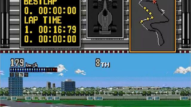 F1 Hero Gameplay Sega Genesis смотреть онлайн