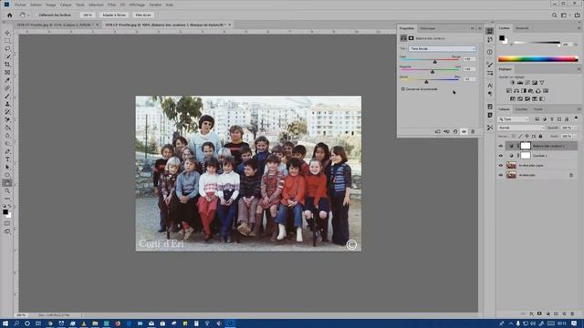 restaurer une photo avec Photoshop смотреть онлайн