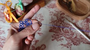 02. Корзиночка для пасхального яйца. Второй ряд