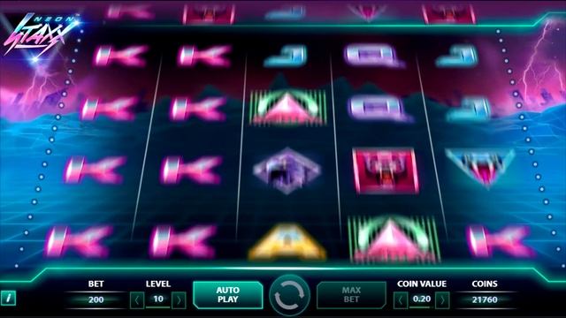 Online Slot Neon Staxx Mega Win смотреть онлайн