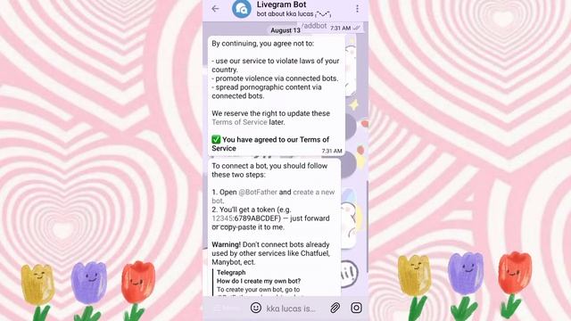 ✧ cara membuat bot telegram ✧ ||mudah bgt loh !! 😼🌷 // by : Calista смотреть онлайн