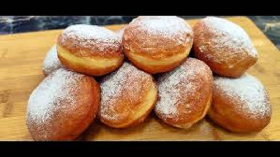 ПОНЧИКИ с начинкой. Пончики со сгущенкой. смотреть онлайн