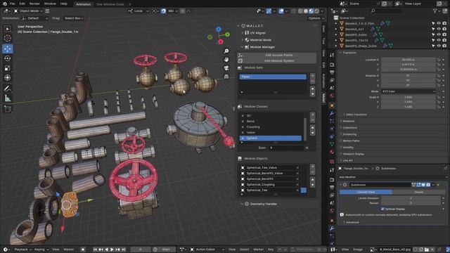 Setting up and Using the Modular Asset Manager - MALLET - Blender Addon смотреть онлайн